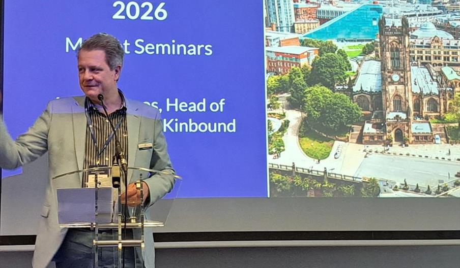 A presentation at the UKinbound Annual Convention