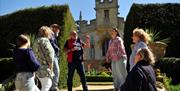 Tour group at Sudeley Castle