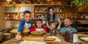 Bristol Dockyards SS Great Britain family exploring the Kitchen
