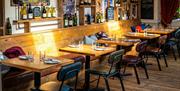 Interior of Corkage in Bath.
