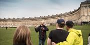 Galahad Tours Matt hosting Royal Crescent
