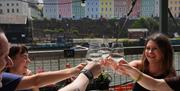 Harbour House terrace celebration