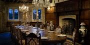 Thornbury Castle - Private dining set up
