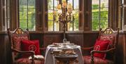 Thornbury Castle - seating area set up