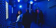 Wake the tiger group exploring illusions room