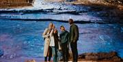 Wookey Hole - Family inside caves
